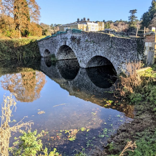 Bridge to Waverley Abbey House